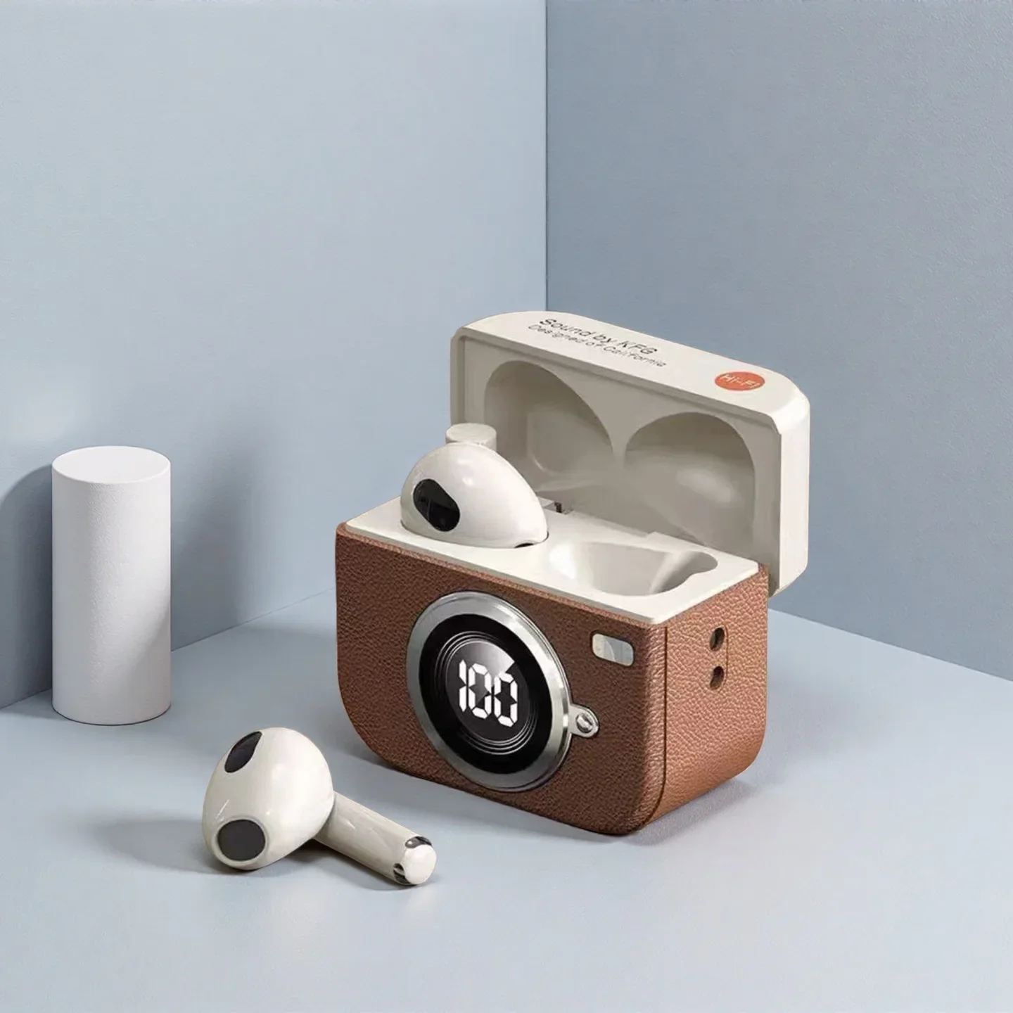 New Retro Camera Shaped Wirele - đánh giá và giá Open Ear Air Conduction Headphones