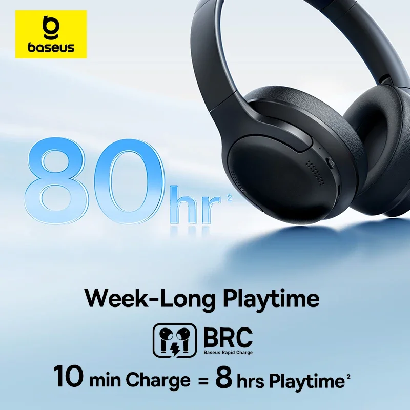 Baseus BH1 Lite Wireless Headp - đánh giá và giá Anc Wireless Over Ear Headphones