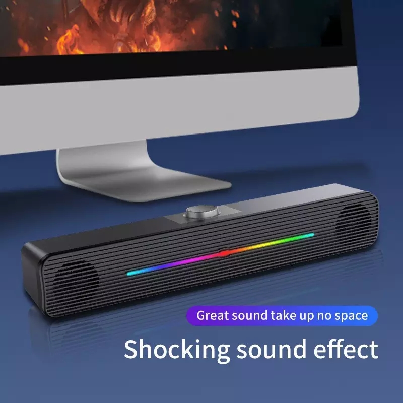 E-1407 Wholesale RGB Lights Wi - đánh giá và giá Rgb Computer Soundbar For Pc