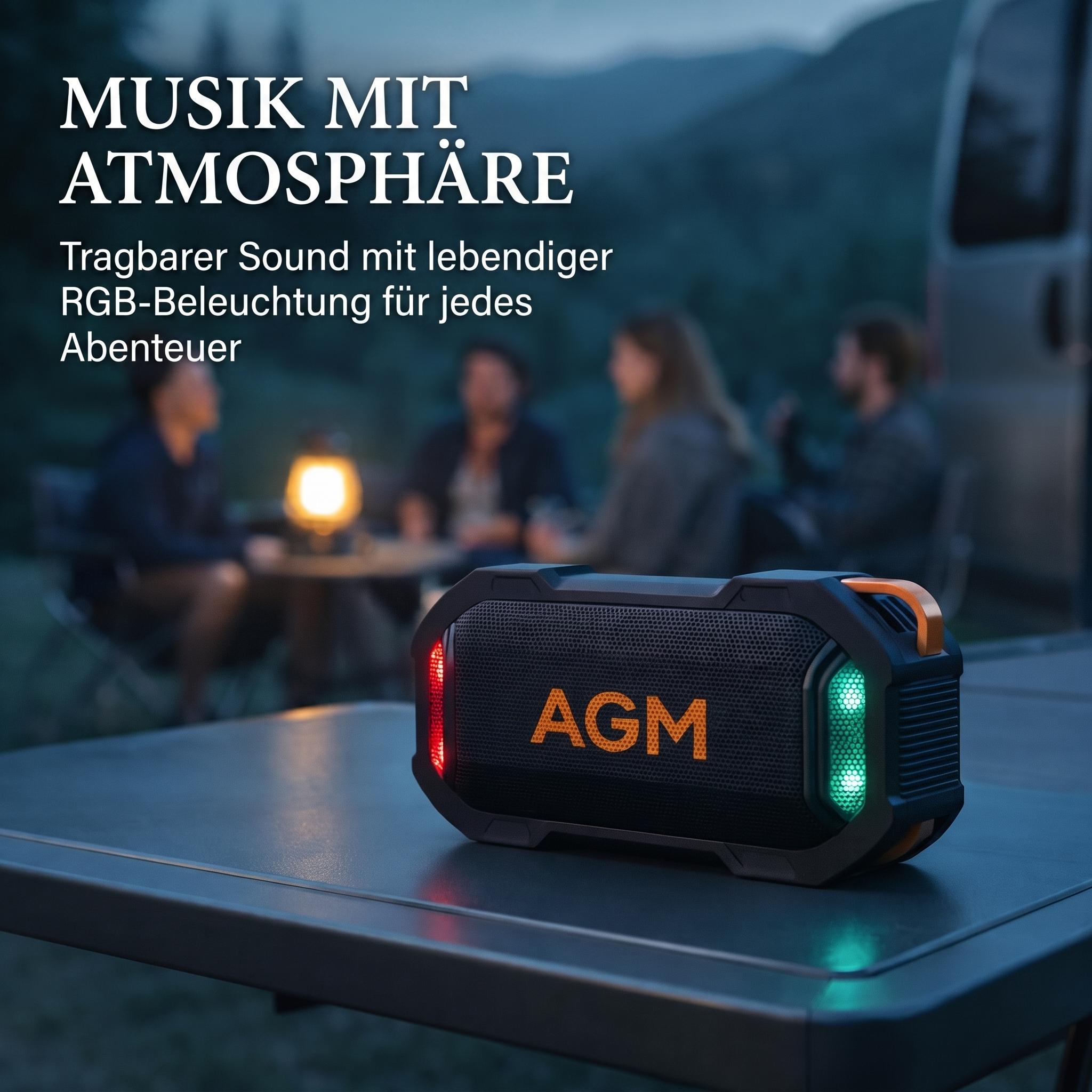 AGM MAG ROCK Outdoor Wireless  - đánh giá và giá Portable Bluetooth Speaker Waterproof Ipx7