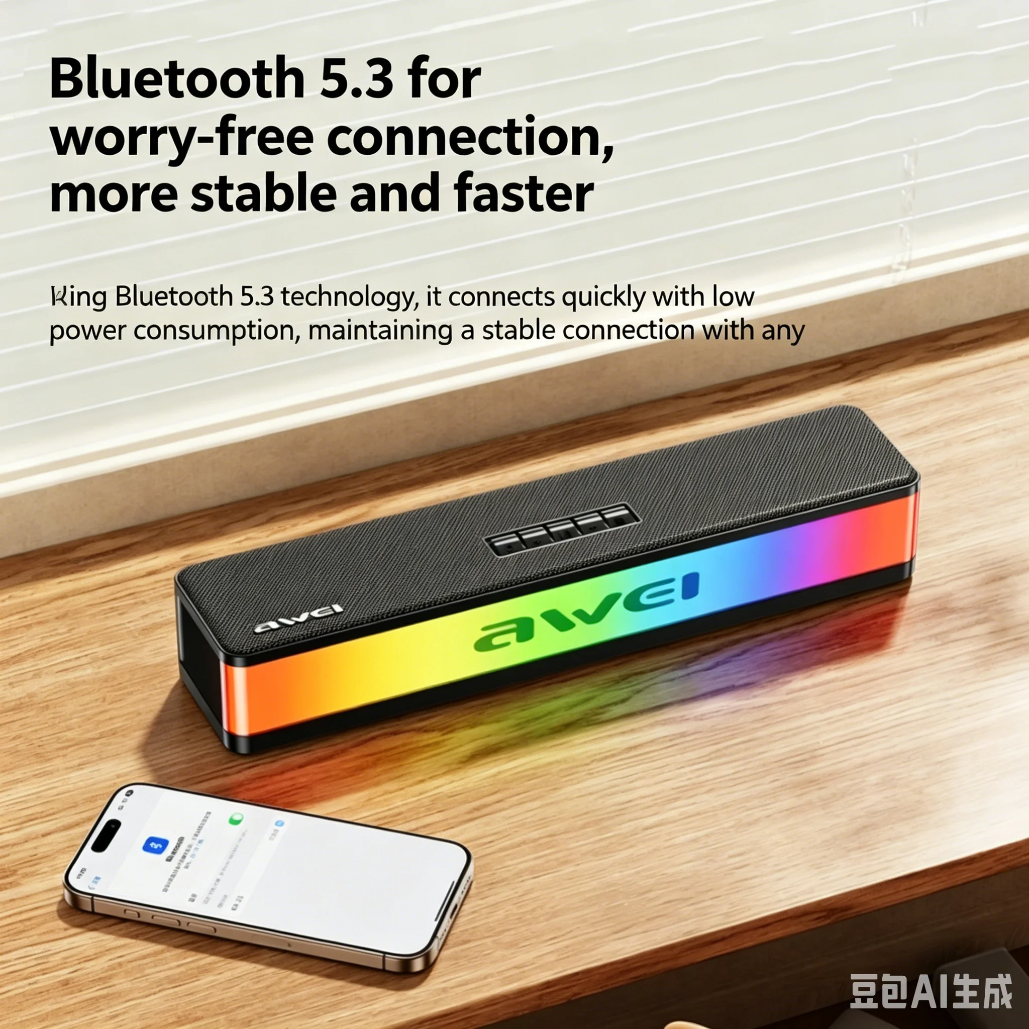 RGB Bluetooth Speakers Soundba - đánh giá và giá Rgb Computer Soundbar For Pc