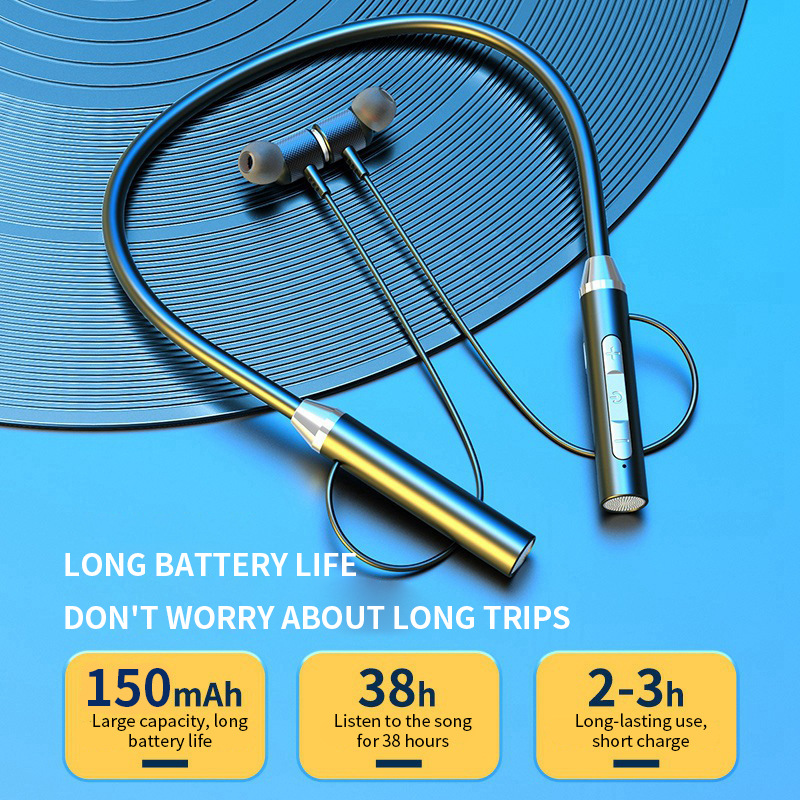 Fone Bluetooth 5.0 Neckband Ea - đánh giá và giá Magnetic Neckband Sports Earphones