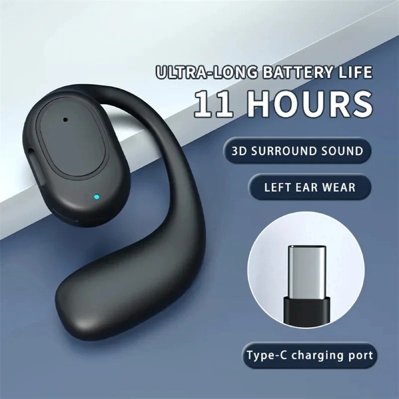Single One Ear Hook Bone Condu - đánh giá và giá Open Ear Air Conduction Headphones