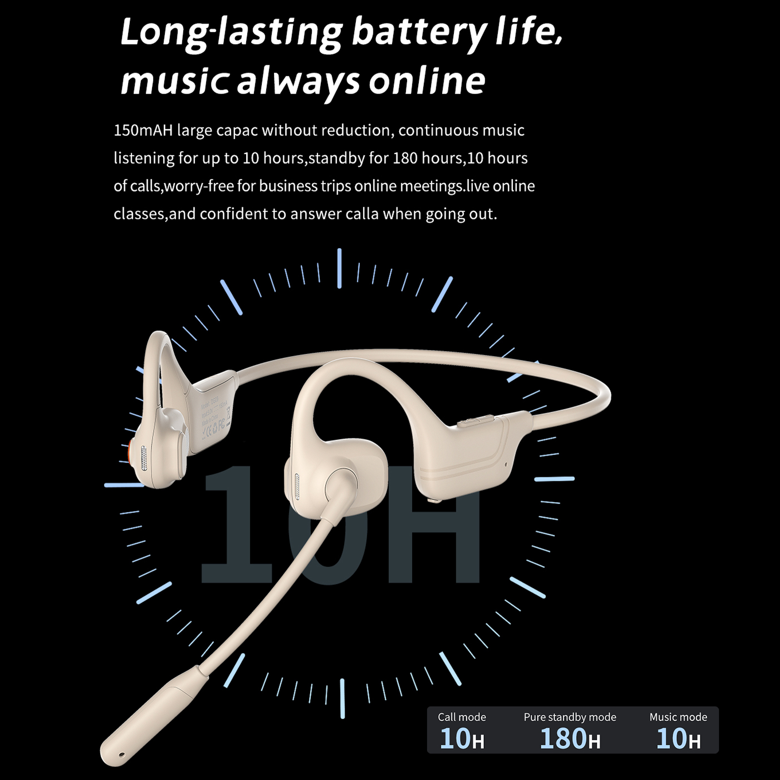 2026 JY Bone Conduction Headse - đánh giá và giá Bone Conduction Running Headphones