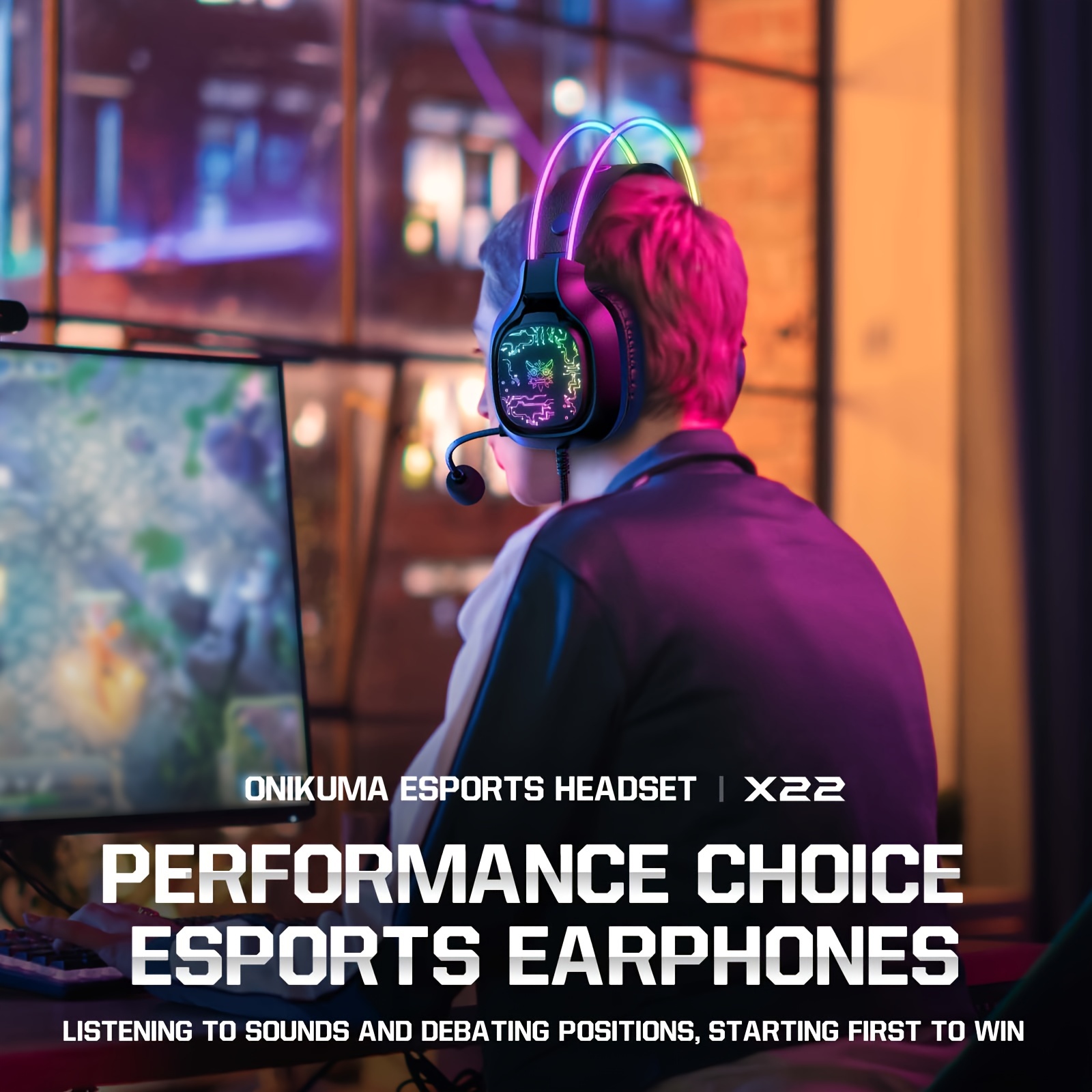 ONIKUMA X22 Wired Gaming Heads - đánh giá và giá Gaming Headset With Mic Rgb