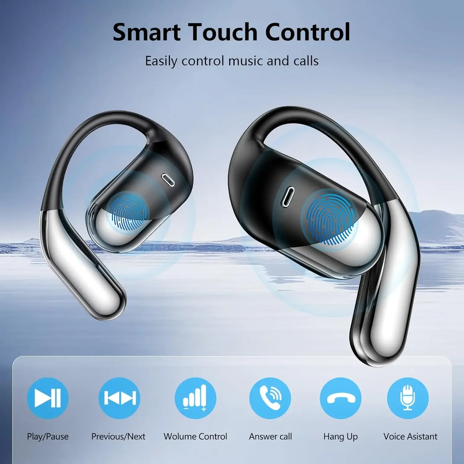 Wireless Earbuds Sport Bluetoo - đánh giá và giá Open Ear Air Conduction Headphones