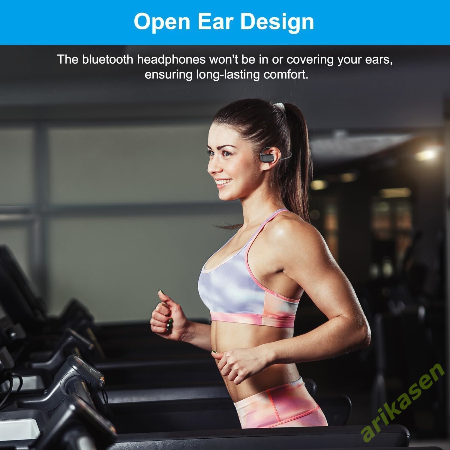 Bluetooth Headsets with Microp - đánh giá và giá Open Ear Air Conduction Headphones