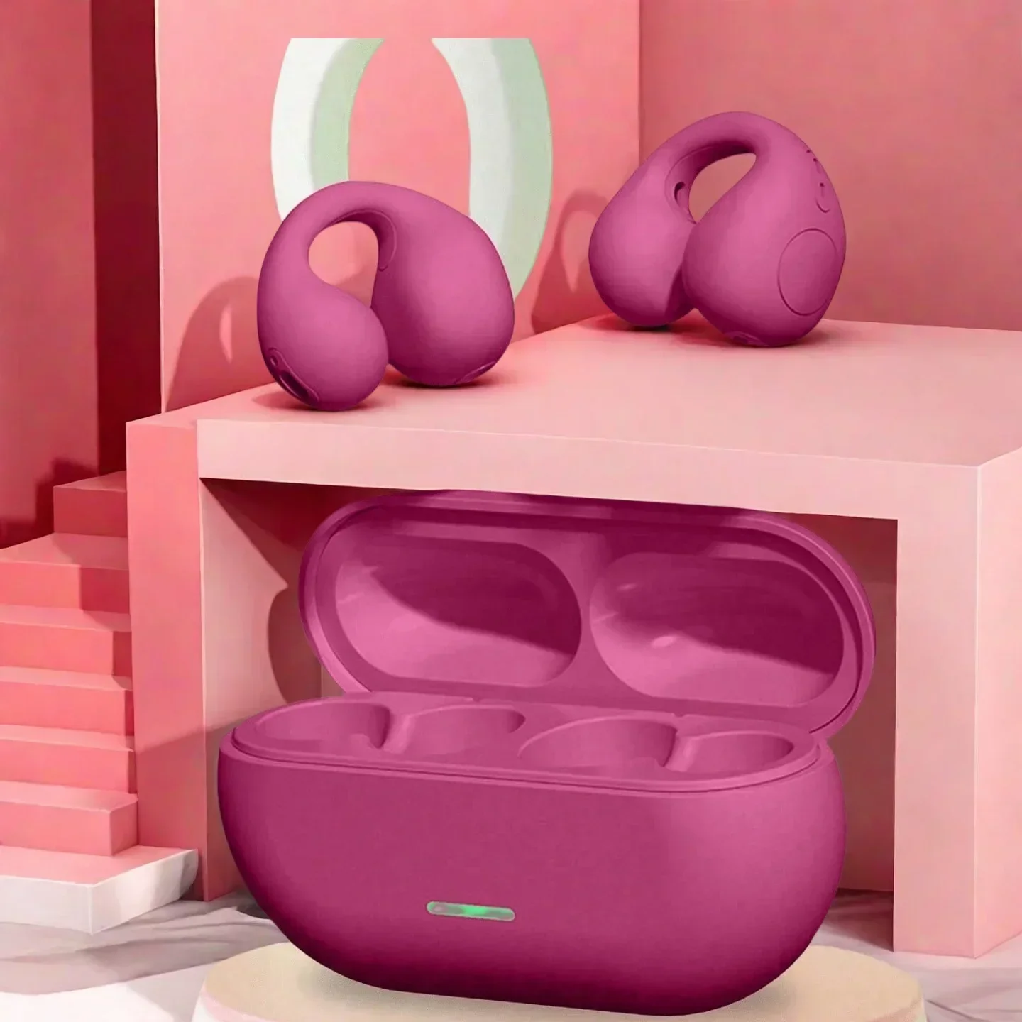Wireless Ear Clip On Earphone  - đánh giá và giá Open Ear Air Conduction Headphones