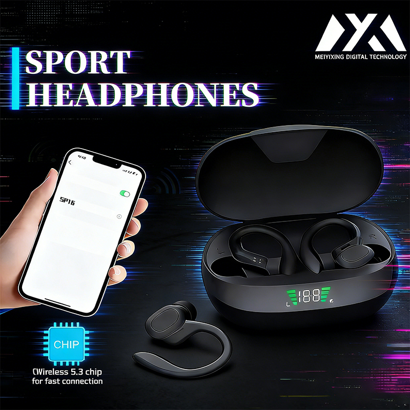 SP16-Earhook Bluetooth Headpho - đánh giá và giá Anc Wireless Over Ear Headphones